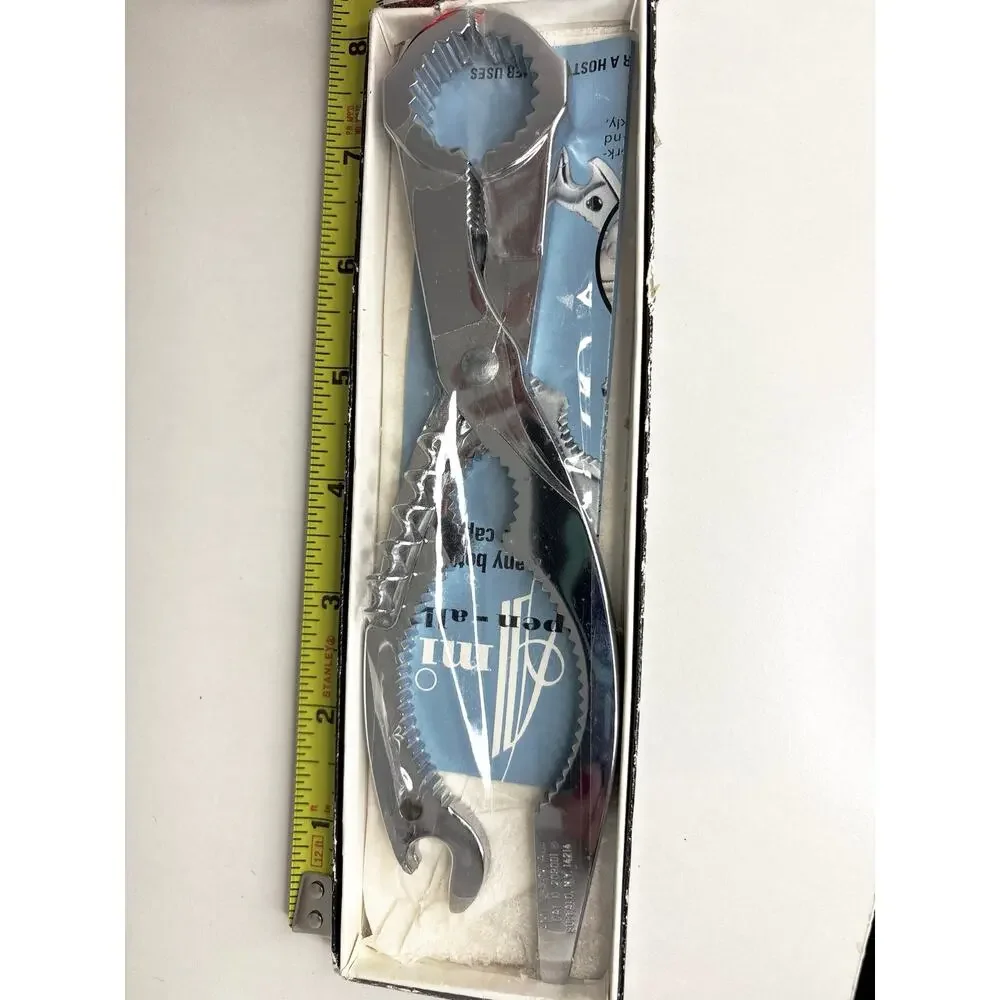 NEW Collectible AMI 1951 Multi Tool Champagne Cork Extractor Original Box